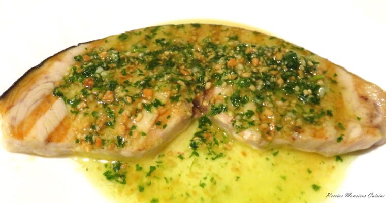 Salsa para Emperador a la Plancha con monsieur cuisine