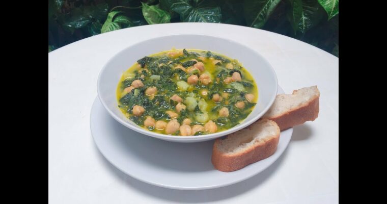 Sopa con Garbanzos y Verduras con monsieur cuisine
