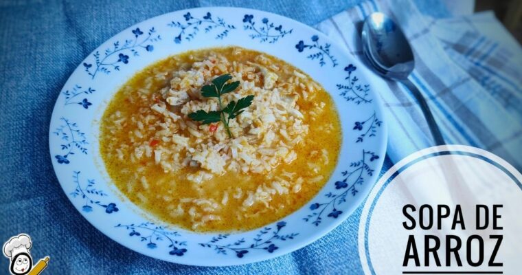 Sopa de arroz con pollo y verduras con MAMBO