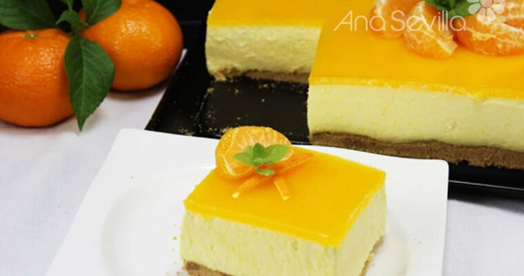 Tarta mousse de mandarina con MAMBO