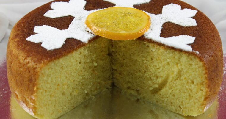 Torta de Llanda de naranja con olla GM
