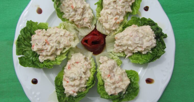 Barquitas de lechuga con MAMBO