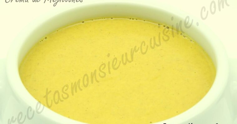 Crema de Mejillones con monsieur cuisine