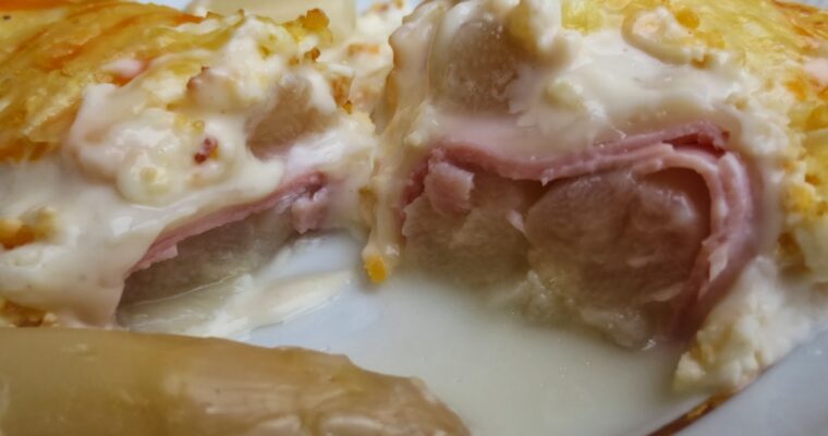 Esparragos albardados con MAMBO