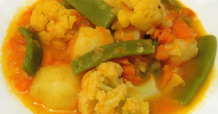 Guiso de Verduras con monsieur cuisine