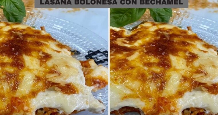 Lasaña a la boloñesa con MAMBO