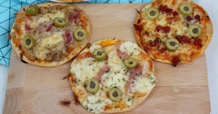 Minipizzas de fruta con olla GM