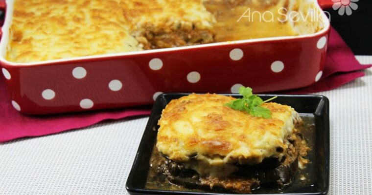 Mousaka de Carne con monsieur cuisine