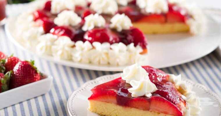 receta de Bizcocho de fresas con thermomix