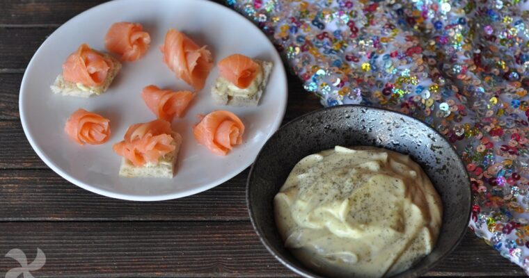 receta de Mayonesa para salmón ahumado