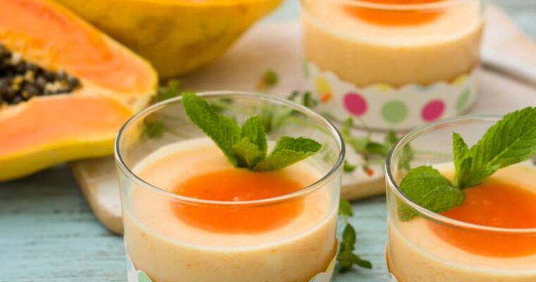 receta de Mousse de Papaya con thermomix