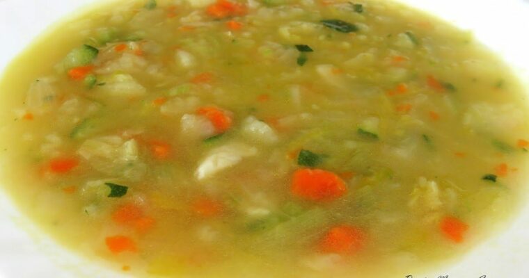 Sopa Minestrone con monsieur cuisine