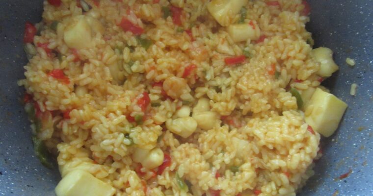 Arroz con sepia con olla GM