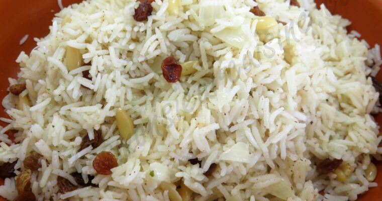 Arroz tipo Árabe con monsieur cuisine