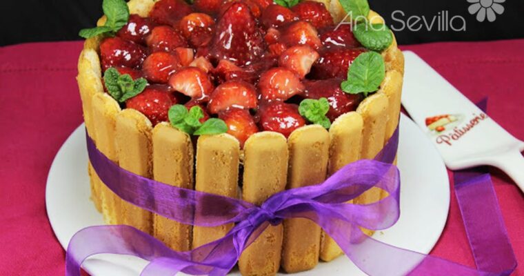 Charlotas de fresa y limon con MAMBO