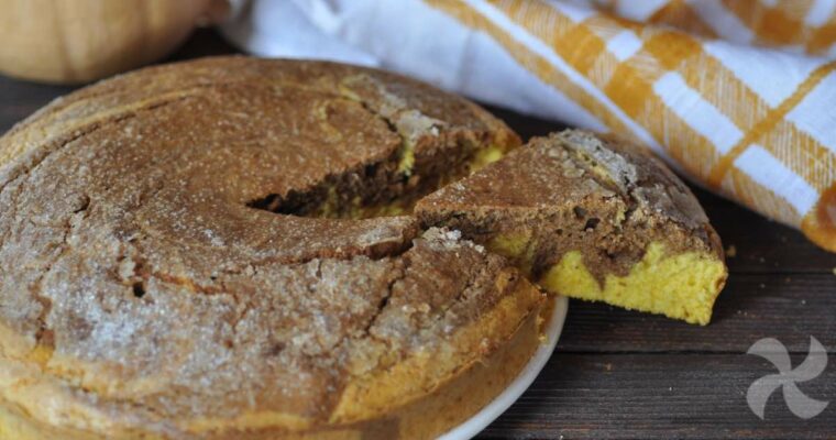 Delicious and Easy Pumpkin Bicolor Cake Recipe with Thermomix