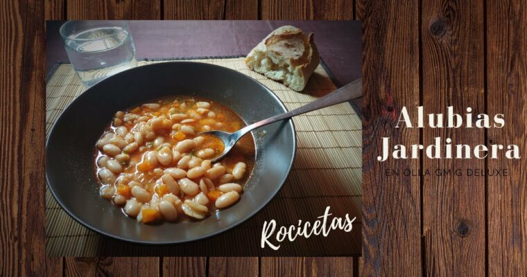 Judías blancas a la jardinera con olla GM