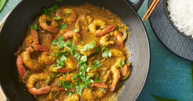 langostinos de Tailandia con thermomix