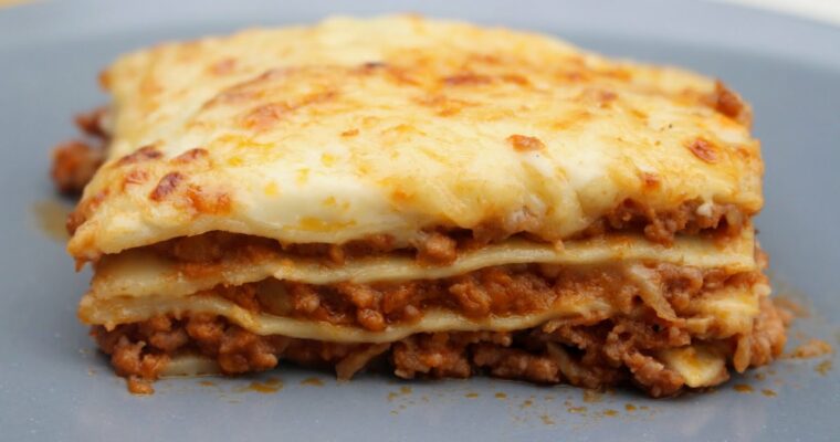 Lasaña de carne con MAMBO