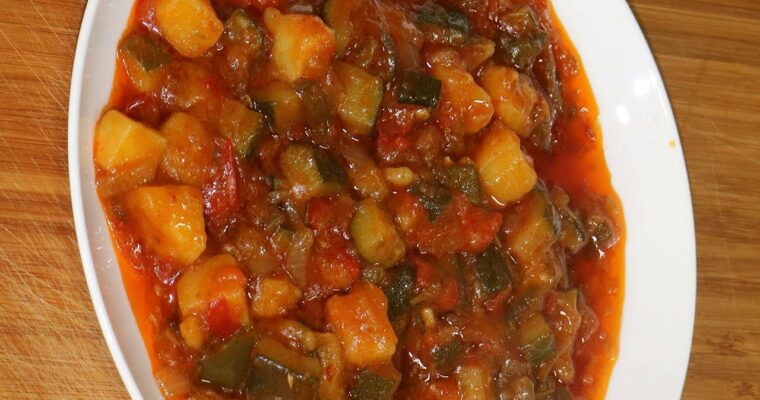 Pisto con manzana con olla GM