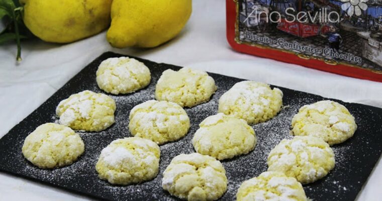 receta de Galletas craqueladas de limón con thermomix