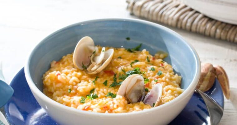 receta de Sopa de arroz con almejas con thermomix