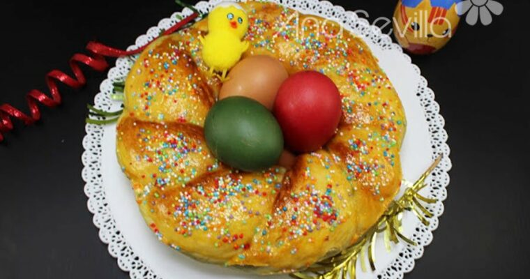 Rosca de Pascua italiana con olla GM