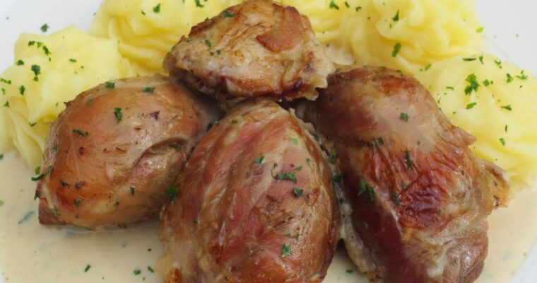 Codillos asados con olla GM