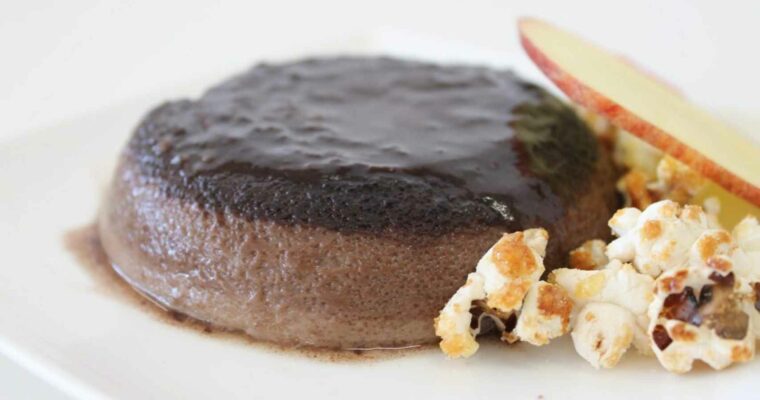 Flan de chocolate con olla GM