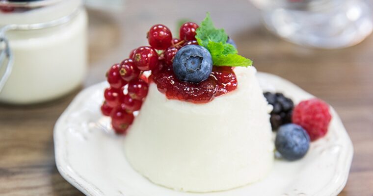 Panna-cotta de mojito con MAMBO