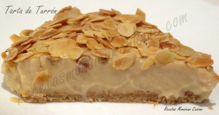 Tarta de Turrón con monsieur cuisine