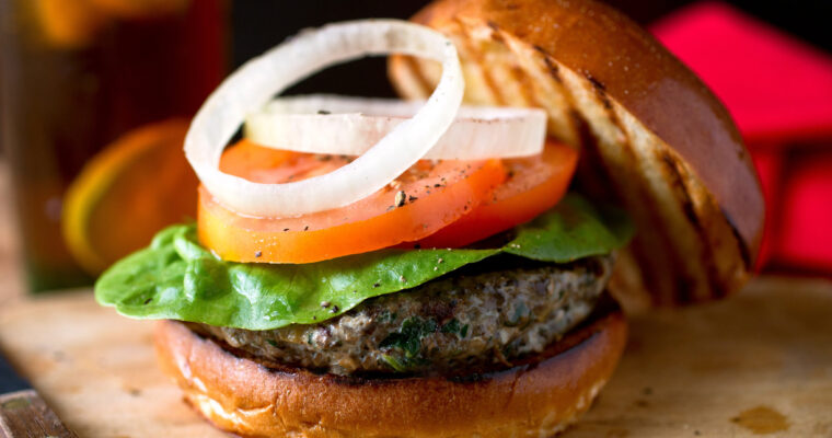 Delicious Beef Burger Recipe with Mushrooms and Roquefort Sauce – Made Easy with Thermomix!