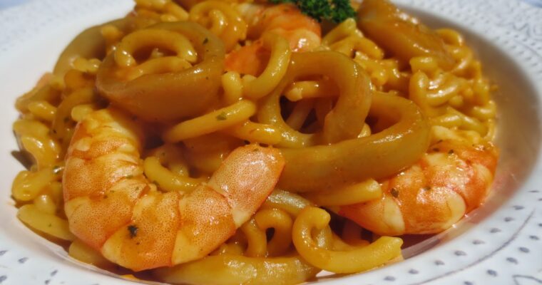 Fideua con calamares con MAMBO