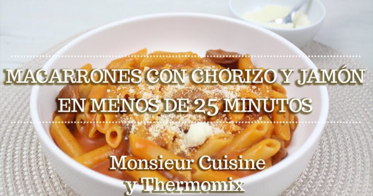 Jamón y Chorizo con monsieur cuisine