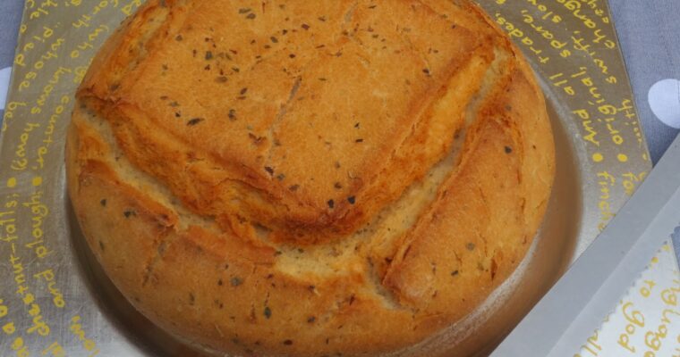 PAN DE AJO Y ORÉGANO con olla GM