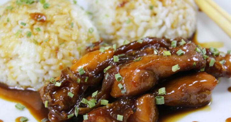 Pollo teriyaki a la española con olla GM