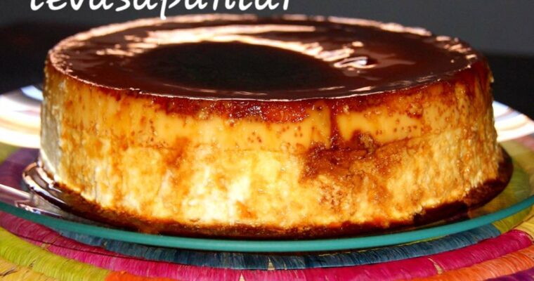 Tarta de queso y tocino de cielo con olla GM