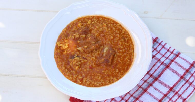 Arroz caldoso con costillas con MAMBO