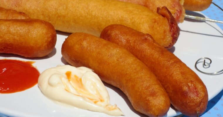 Brochetas de perritos calientes con olla GM