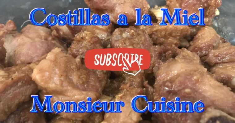 Costillas a la Miel con monsieur cuisine