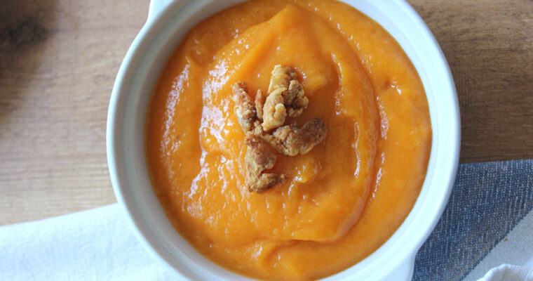 Crema de zanahorias con olla GM