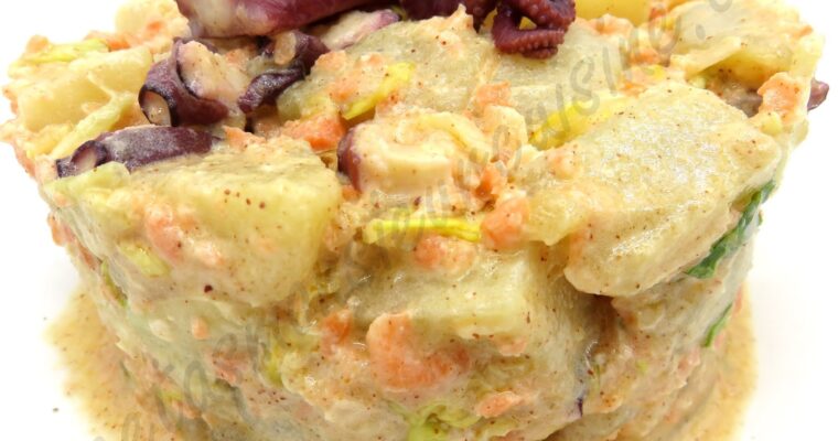 Ensaladilla de Pulpo a la Gallega con monsieur cuisine