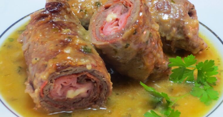 Flamenquines de ternera en salsa con olla GM