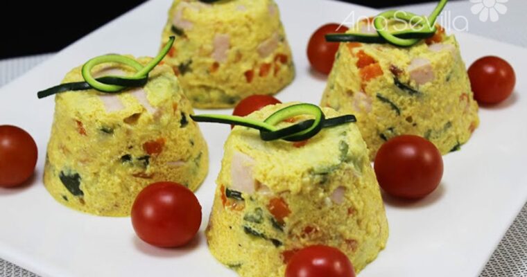 Flanes de verduras con olla GM