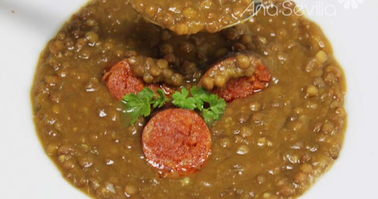 LENTEJAS CON CHORIZO con olla GM