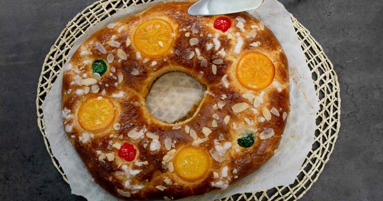 Receta de roscon de reyes hecho con MAMBO