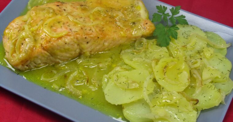 Salmón a la naranja con olla GM