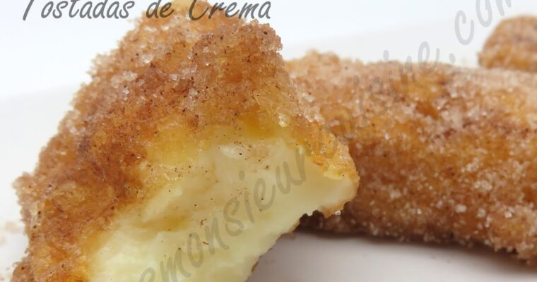 Tostadas de Crema con monsieur cuisine