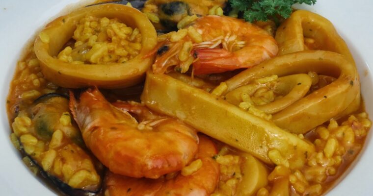 ARROZ CALDOSO CON CALAMARES con olla GM
