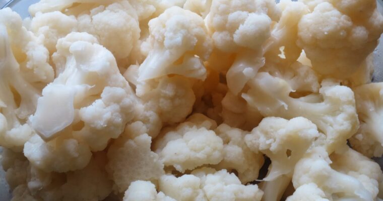 Coliflor con atún con olla GM